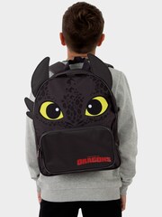 Character Black How To Train Your Dragon Toothless Backpack 3D Ears - Image 7 of 11