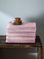 The Set Pink Set of 4 Popcorn Texture Towels - Image 1 of 4