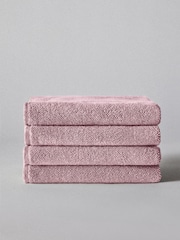 The Set Pink Set of 4 Popcorn Texture Towels - Image 2 of 4