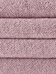 The Set Pink Set of 4 Popcorn Texture Towels - Image 4 of 4
