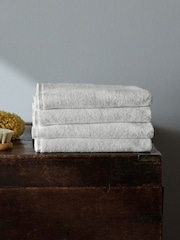 The Set White Set of 4 Popcorn Texture Towels - Image 1 of 5