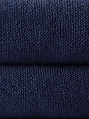 The Set Navy Blue Set of 2 Popcorn Texture Towels - Image 6 of 6