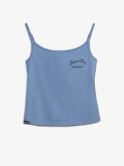 Superdry Blue Athletic Essential Graphic Cami - Image 1 of 2