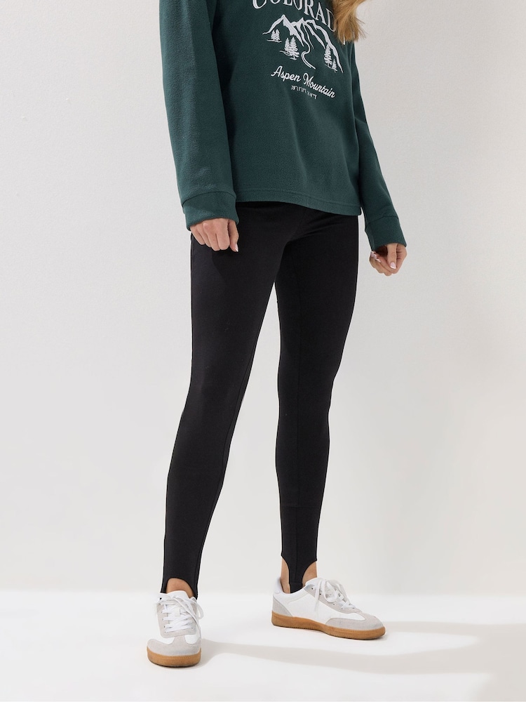 Long Tall Sally Black Stirup Leggings - Image 1 of 5