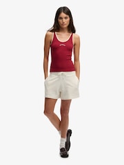 Superdry Red Essential Logo Scoop Vest Top - Image 3 of 6