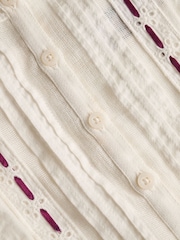 ホワイト - Superdry レース キャミトップス - 画像 3 / 3