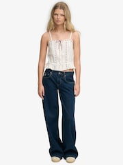 Superdry White Lace Cami Top - Image 5 of 7