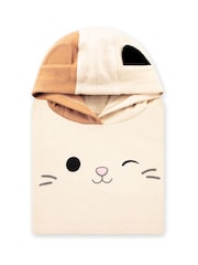 Character Cream Squishmallows Cam The Cat Longline Hoodie 3D Ears - Image 4 of 12