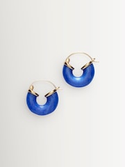 Anni Lu Blue Petit Swell Hoops - Image 1 of 1