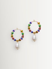 Anni Lu Pink Magic Moments Hoops - Image 1 of 1