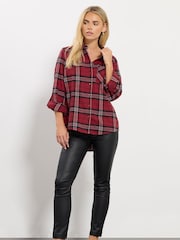 M&Co Red Petite Check Shirt - Image 2 of 5