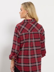 M&Co Red Petite Check Shirt - Image 3 of 5