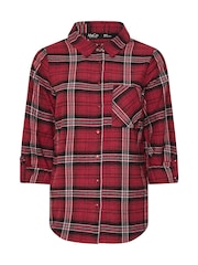 M&Co Red Petite Check Shirt - Image 5 of 5
