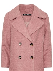 M&Co Pink Petite Boucle Peacoat - Image 5 of 5