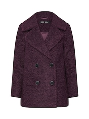 M&Co Red Petite Boucle Peacoat - Image 5 of 5