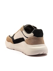 Off The Hook White Roxy Casual Lace-Up Leather Trainers - Image 3 of 6