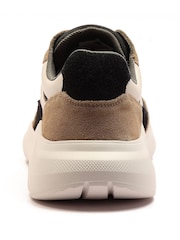 Off The Hook White Roxy Casual Lace-Up Leather Trainers - Image 5 of 6