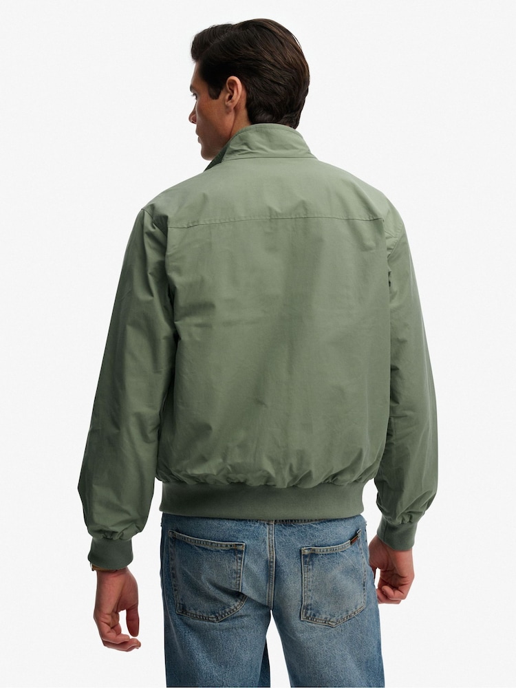 Superdry Green Classic Harrington Jacket - Image 2 of 7
