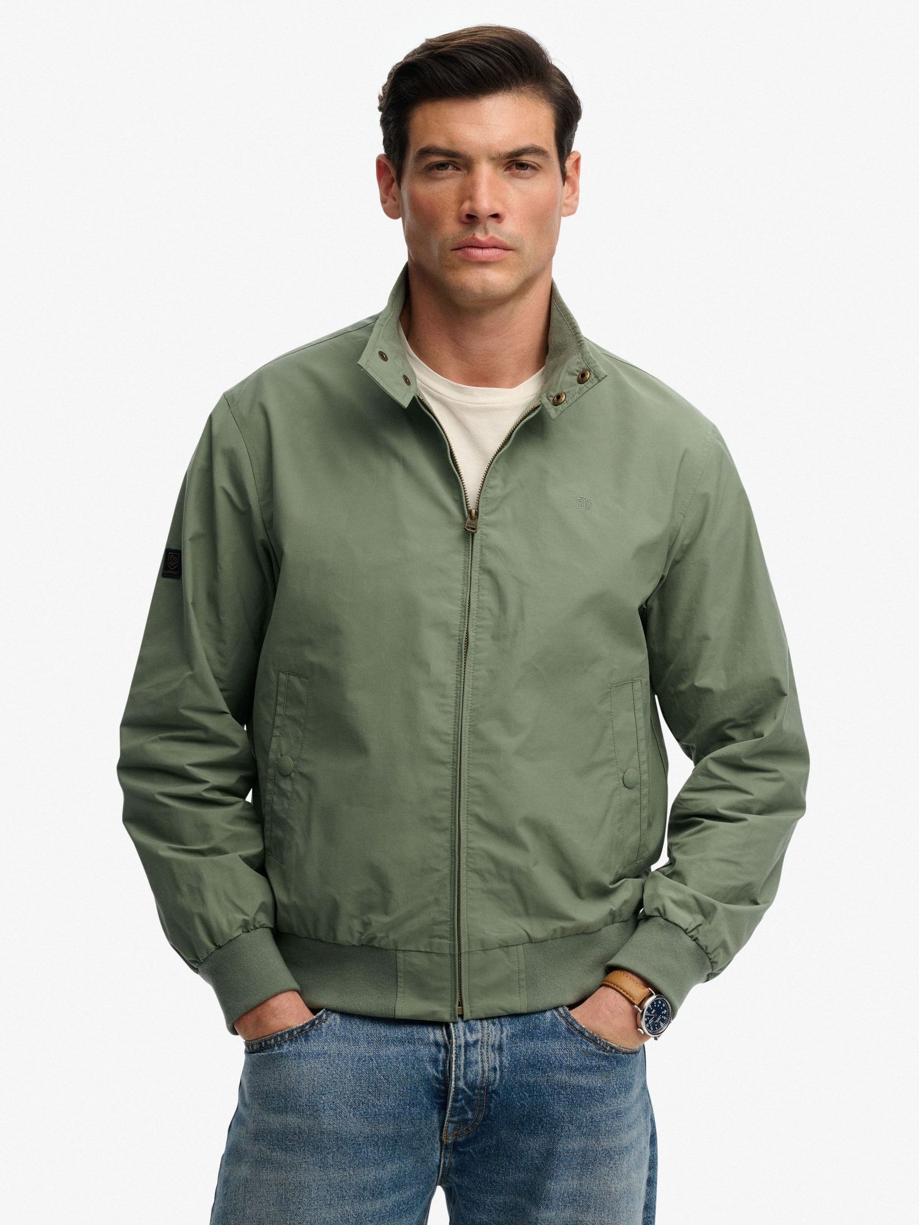 Buy Superdry Green Classic Harrington Jacket from Next USA