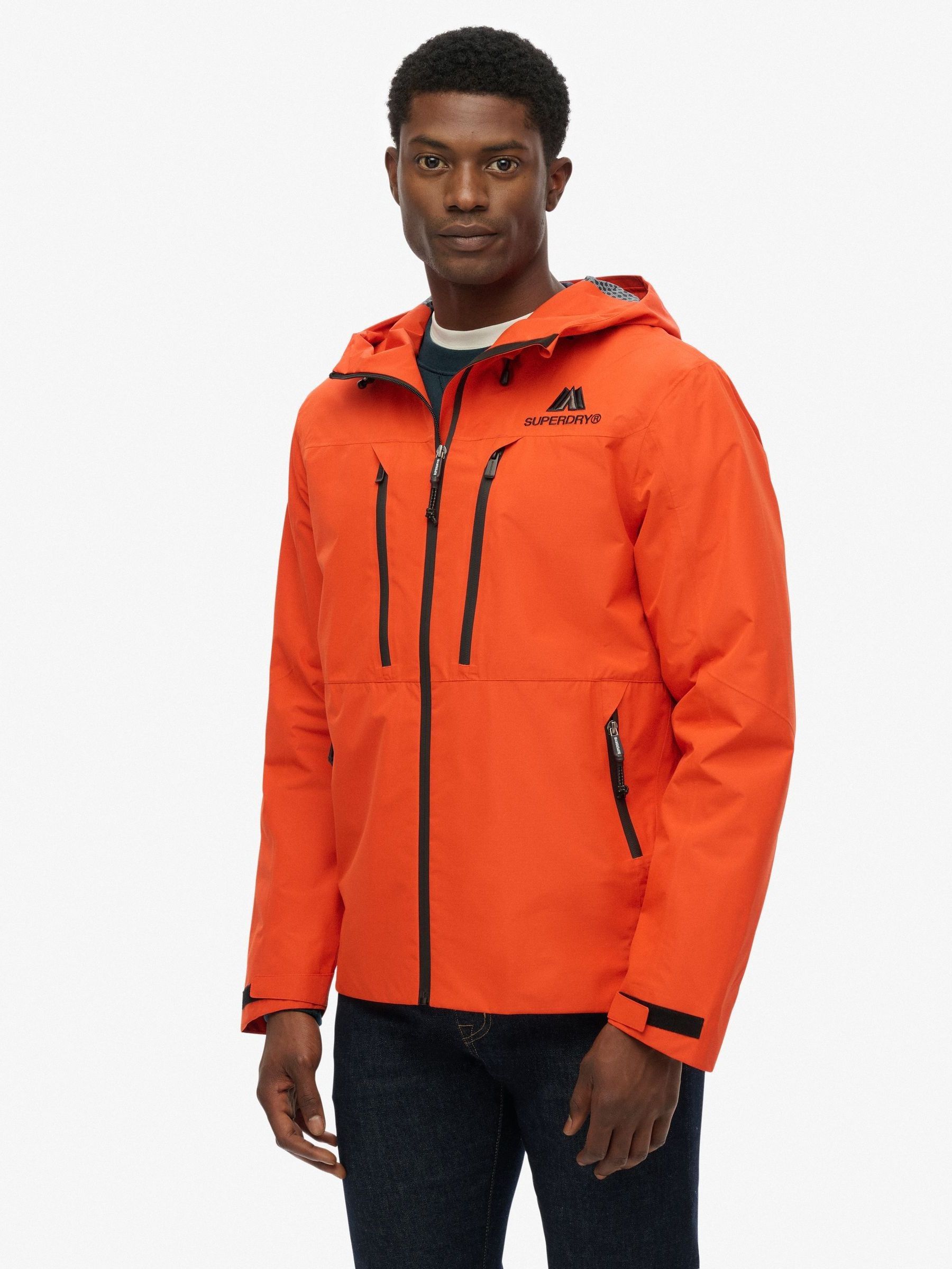 Buy Superdry Orange Waterproof Jacket from the Next UK online shop