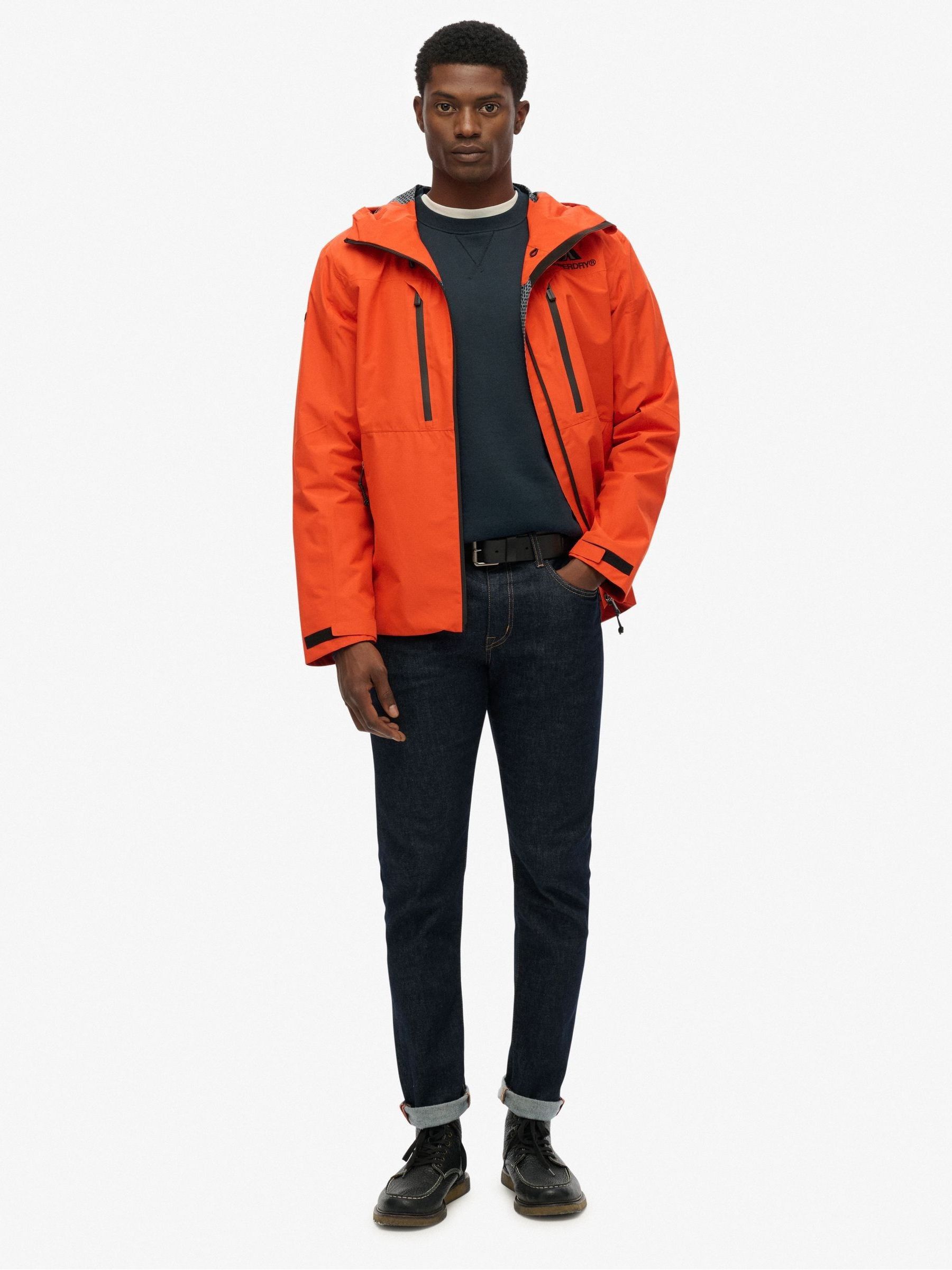 Buy Superdry Orange Waterproof Jacket from the Next UK online shop