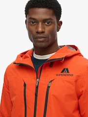 Superdry Orange Waterproof Jacket - Image 5 of 7