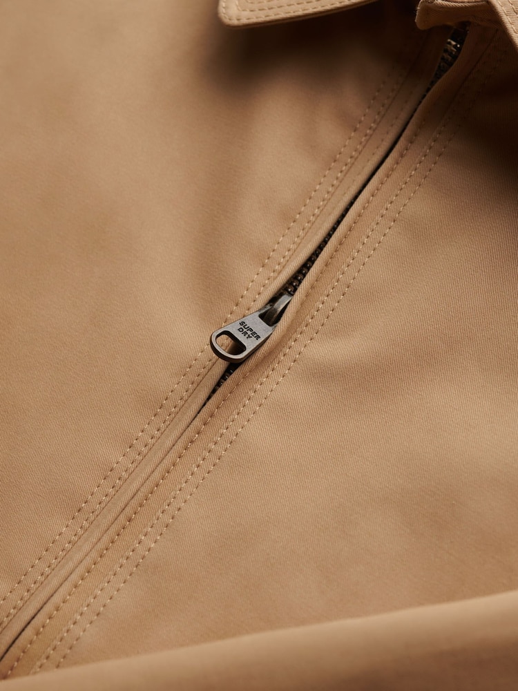 Superdry Natural Collared Harrington Jacket - Image 8 of 8 Superdry Natural Collared Harrington Jacket - Image 8 of 8