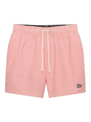 Superdry Pink Seer Sucker 15 Swim Shorts - Image 7 of 7