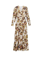 Gina Bacconi Natural Rosalee Belted Dress - Imagen 4 de 5