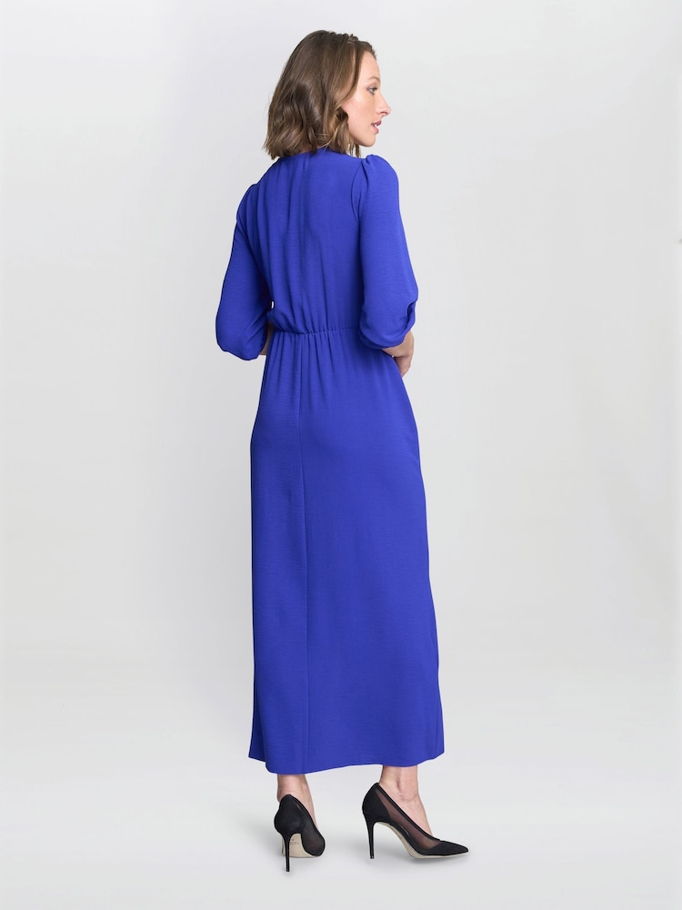 Gina Bacconi Blue Dionne Maxi Dress - Image 2 of 5 Gina Bacconi Blue Dionne Maxi Dress - Image 2 of 5