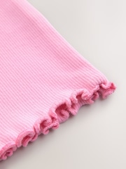 Personajul Tomatei Roz - Short Sleeve Ribbed T-Shirt (3mths-7yrs) - Imaginea 7 din 7