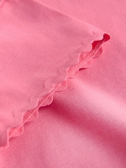 Rosa - Kurzarm T-Shirt mit Zickzackborte (3Monate–7Jahre) - Bild 6 von 6