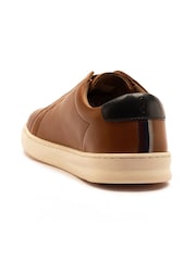 Off The Hook Evers Leather Slip-On Sneakers with Elastic Lacing - Imagen 3 de 6