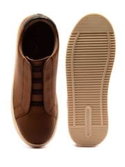 Off The Hook Evers Leather Slip-On Sneakers with Elastic Lacing - Imagen 4 de 6