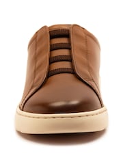 Off The Hook Evers Leather Slip-On Sneakers with Elastic Lacing - Imagen 5 de 6