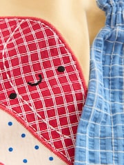 Yellow Strawberry T-Shirt Cycle Shorts Set (3mths-7yrs) - Image 10 of 10