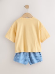 Yellow Strawberry T-Shirt Cycle Shorts Set (3mths-7yrs) - Image 8 of 10