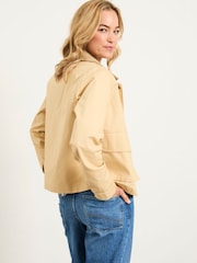 FatFace Harriet Stone Crop Wax Jacket - Image 2 of 6