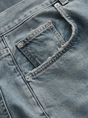 Denim Dark Blue Baggy Fit Authentic Washed Jeans - Image 2 of 3