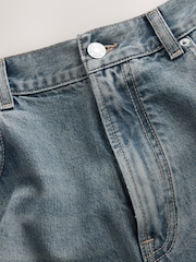 Denim Dark Blue Baggy Fit Authentic Washed Jeans - Image 3 of 3