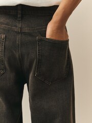 Dark Brown Crosshatch - ملابس فضفاضة - جينز قابل للتمدد كلاسيكي - Image 6 of 9