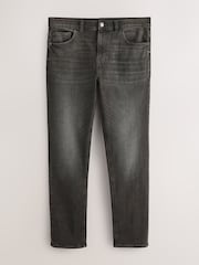 Dark Brown Crosshatch Single Skinny Fit Classic Stretch Jeans - Image 7 of 11