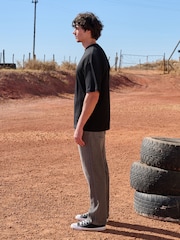 Gri - Croi drept - Denim Blugi prespălat vintage - Imaginea 4 din 11