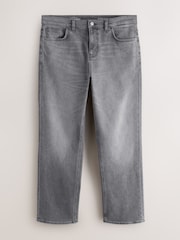 Gri - Croi drept - Denim Blugi prespălat vintage - Imaginea 7 din 11