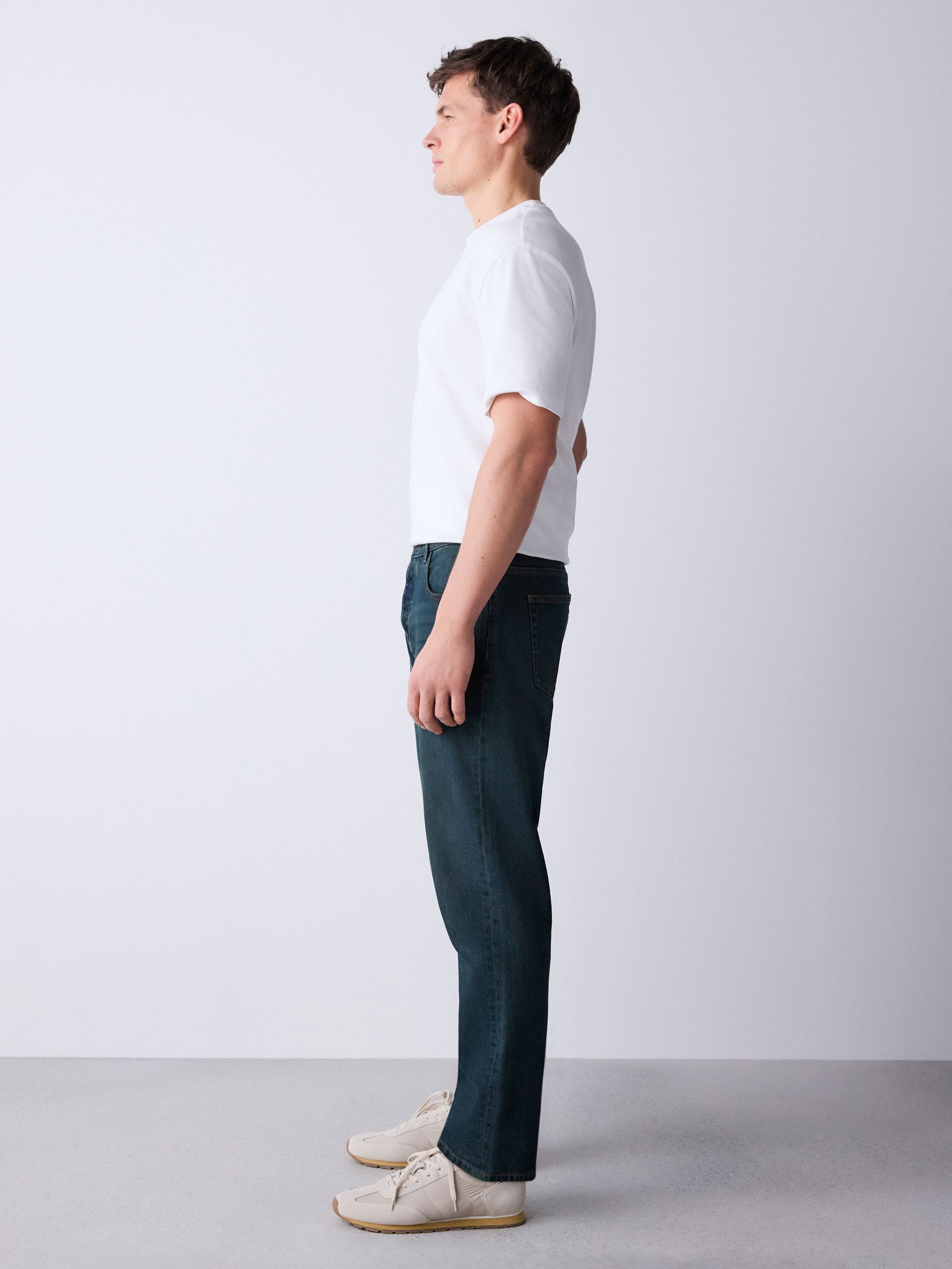 Buy Green Tint Slim Fit Vintage Wash Denim Jeans from Next USA