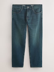 Green Tint Slim Fit Vintage Wash Denim Jeans - Image 7 of 11