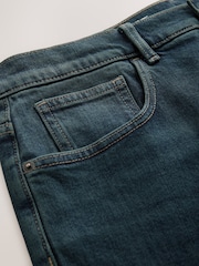 Green Tint Slim Fit Vintage Wash Denim Jeans - Image 9 of 11