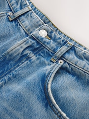 Light Blue Barrel Fit Jeans - Image 8 of 10