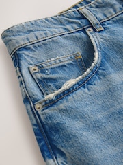 Light Blue Barrel Fit Jeans - Image 9 of 10