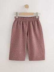 Brown Spot Wide Leg Trousers (3mths-7yrs) - Image 5 of 8